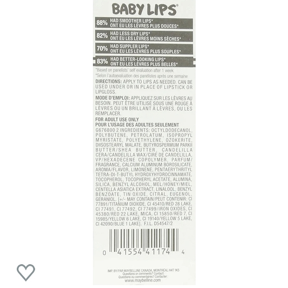 Maybelline BABY LIPS- Limited Edition "Strike a Rose" Moisturizing Lip Balm - Picture 6 of 11